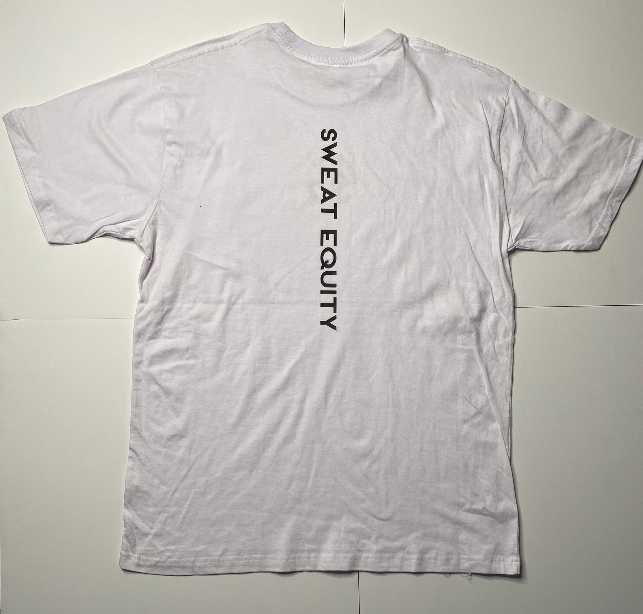 White Sweat Equity Performance T shirt