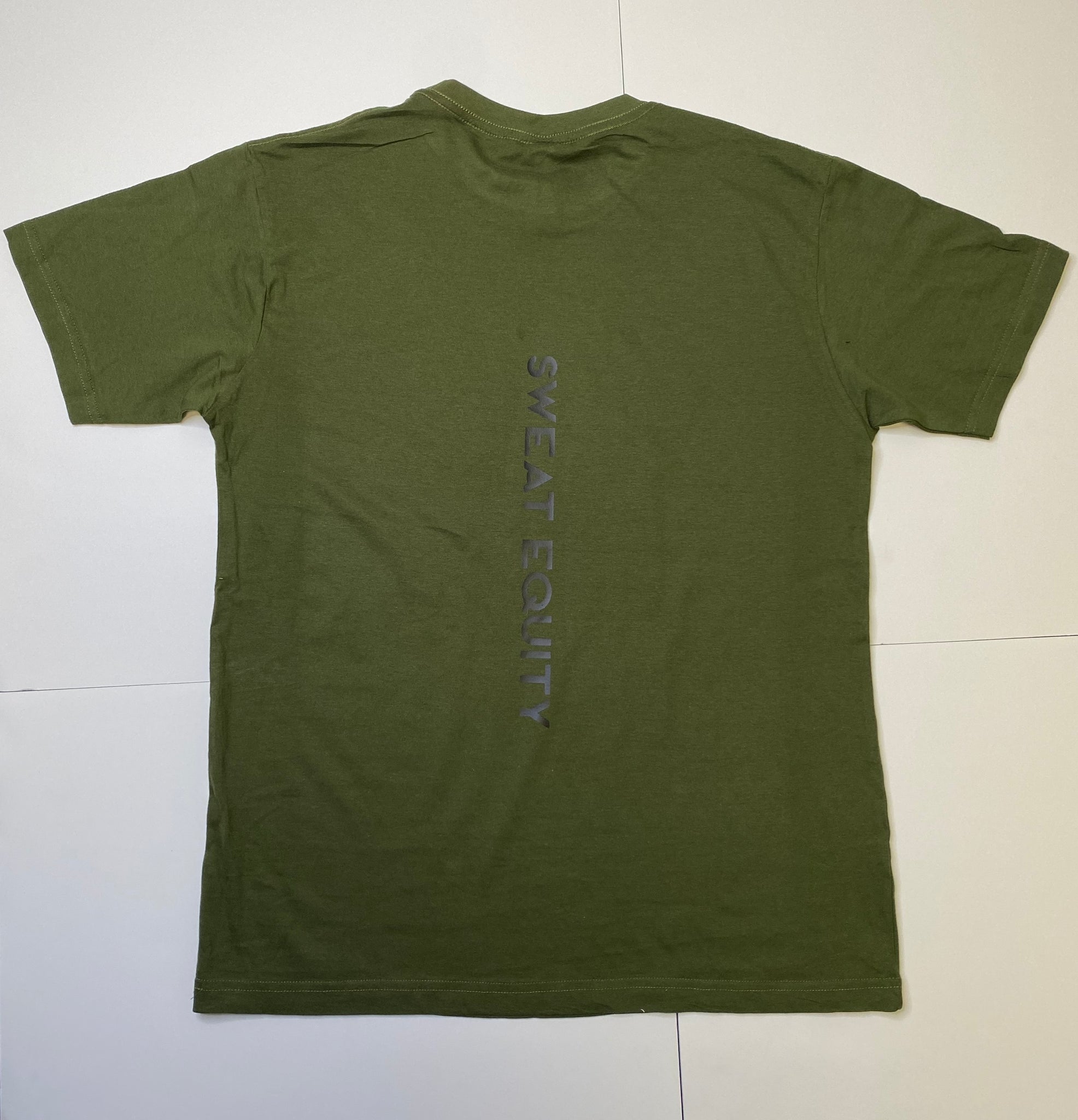 Olive Sweat Equity Performance T Shirt